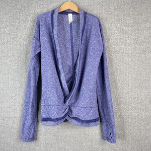 Ivivva Own The Move Twist Wrap Shrug Top Size 12 Girls By LuLuLemon